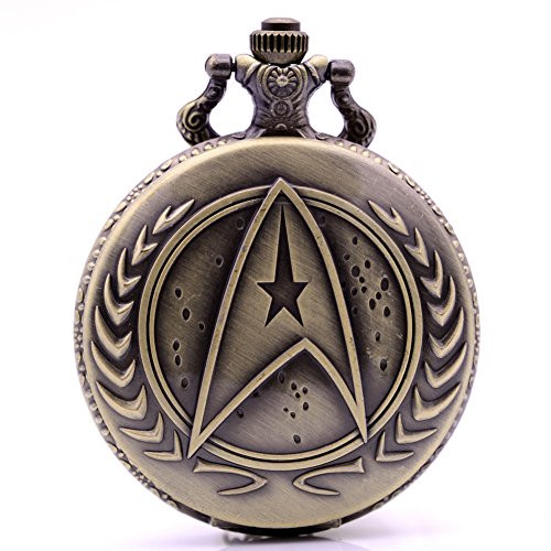 Algopix Similar Product 12 - Movie Star Trek Quartz Pocket Watch