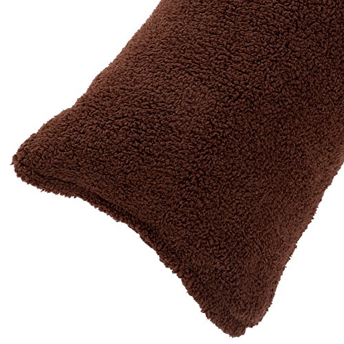 Algopix Similar Product 12 - Body Pillow Cover Sherpa with side