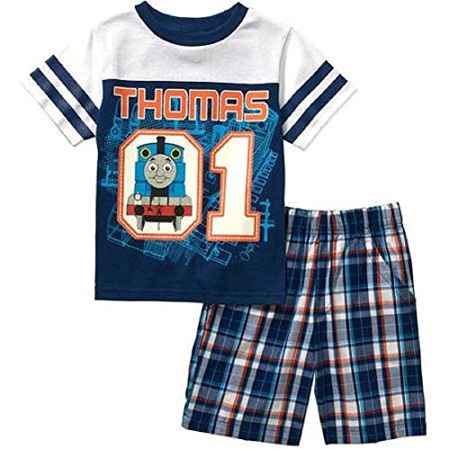 Thomas the Train 2PC Set - Varsity Shirt and Shorts