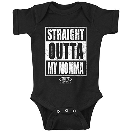 Straight Outta My Momma Baby Boys & Girls Onesie (NB-18M) or Toddler Tee (2T-4T)