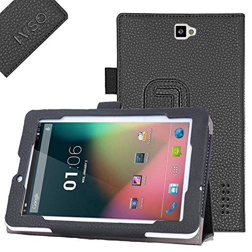 IVSO Dragon Touch E71 / Dragon Touch E70 / ProntoTec PhoneTab K3 / BearTab 7 Case -High Quality Folio Premium Vegan Leather Cover Case for Dragon Touch E71 / Dragon Touch E70 7