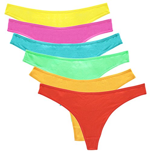 AMTopShow Women Cotton Underwear, Comfortable Thong Underwear Panties