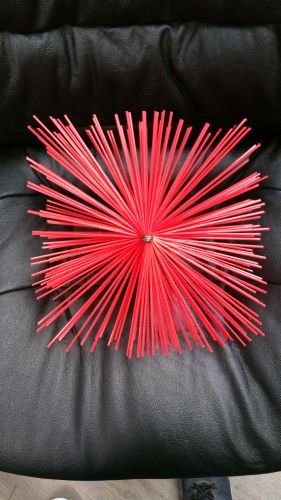 

Extra Stiff White Poly Square UJ Spiral Brush with Threads - 8" x 8"