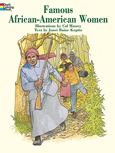 Famous African-American Women (Dover History Coloring Book)
