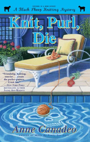 Knit, Purl, Die by Anne Canadeo