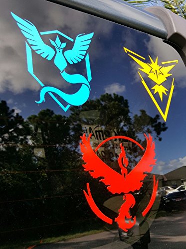 Pokemon Go Inspired Team Decals Sticker (3 pack)