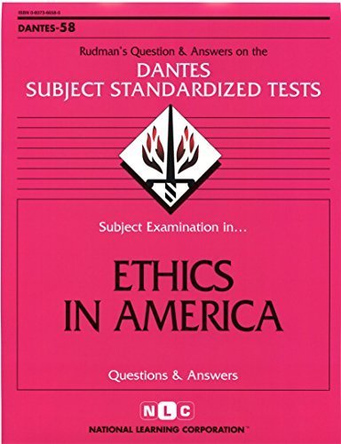 ETHICS IN AMERICA (DSST Dantes Subject Standardized Tests) (Passbooks) (DANTES SUBJECT STANDARDIZED TESTS (DANTES)) by Jack Rudman (January 1, 2010) Plastic Comb by Jack Rudman