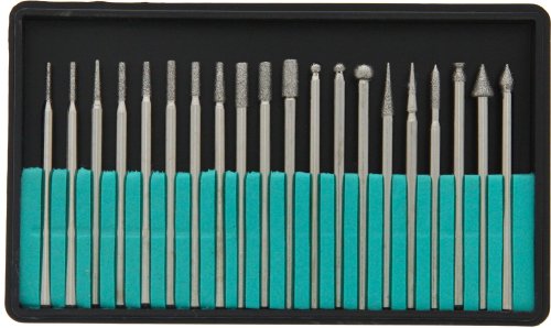 

SE - Diamond Burr Set - 3/32in. Shank, 20 Pc