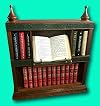 Rare Geoffrey Parker Midget Classics Shakespeare and Poetry Set w/ Wooden Shelf 1969 [Hardcover] Various