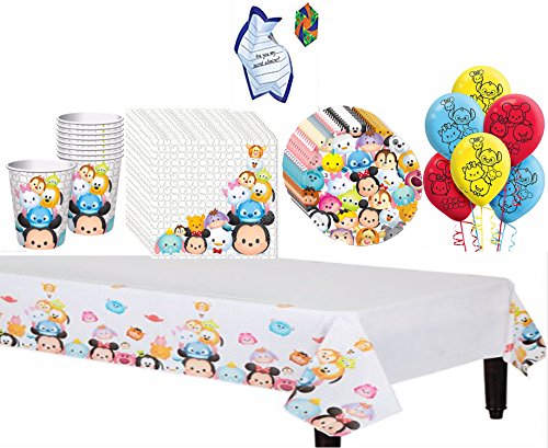 Disney TSUM TSUM Deluxe Party Supply Pack With Free Gift