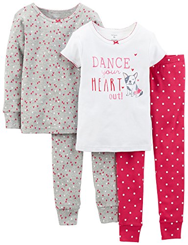 Carter's Baby Girls' 4 Piece PJ Set (Baby) - Dance