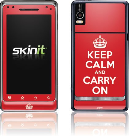 

Keep Calm and Carry On - Motorola Droid 2 - Skinit Skin