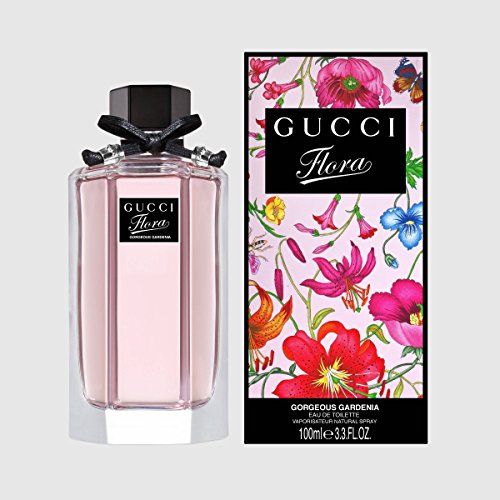 Flora by G u c ci Gorgeous Gardenia EDT Perfume Spray 3.4 Oz New with box