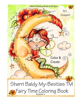 Sherri Baldy My-Besties Fairy Time Coloring Book