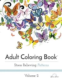 Adult Coloring Book: Stress Relieving Patterns Volume 2