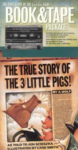 The True Story of the Three Little Pigs: Book & Tape Package