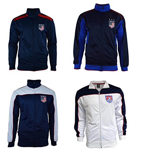 Usa Jacket Track Soccer Adult Sizes Flag USA Soccer Football