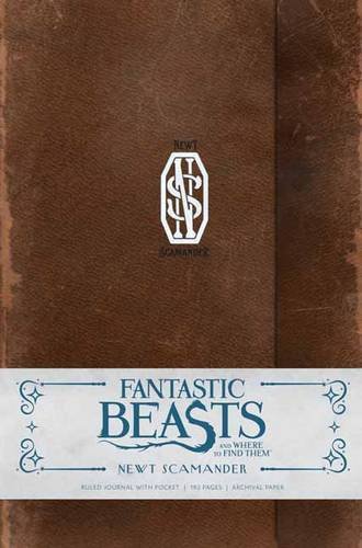 Fantastic Beasts and Where to Find Them: Newt Scamander Hardcover Ruled Journal by Insight Editions