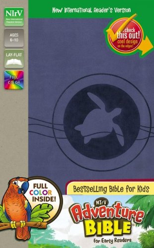 NIrV, Adventure Bible for Early Readers, Imitation Leather, Blue, Full Color