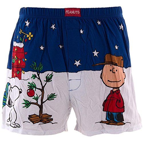 Peanuts Snoopy Charlie Brown Christmas Men's Boxer Shorts