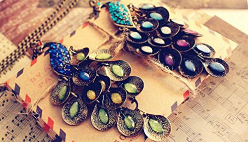 Domire Retro Elegant Peacock Necklace