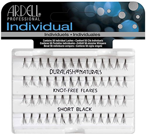 Ardell DuraLash Naturals Flare Individual Lashes, Short Black 56 ea