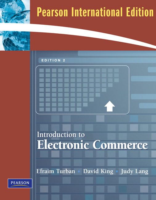 Introduction to Electronic Commerce by Efraim Turban