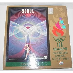 1996 Olympic Game Jigsaw Puzzle - 100 Atlanta Collection - Seoul 1988 - 550 Piece Official Licensed Product