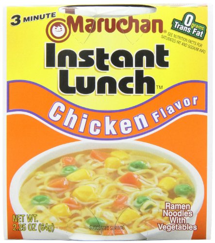 Maruchan Instant Lunch, Chicken, 2.25 Ounce (Pack of 12)