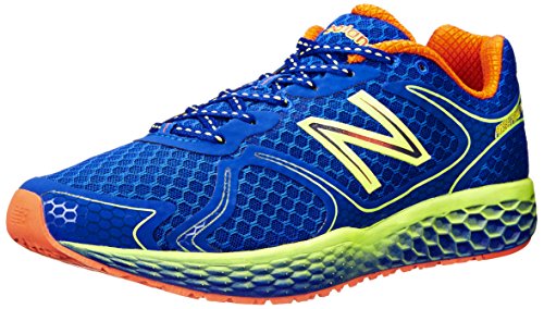 New Balance Men's M980V1 Fresh Foam Running Shoe, Blue/Yellow, 11.5 D US
