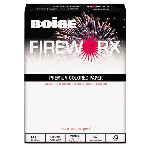 

Boise - FIREWORX Colored Paper, 20lb, 8-1/2 x 11, Rat-a-Tat Tan, 500 Sheets/Ream MP2201-TN (DMi RM