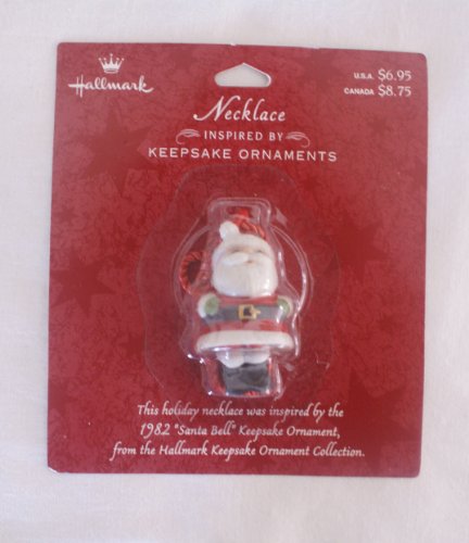 

Hallmark Holiday Santa Necklace