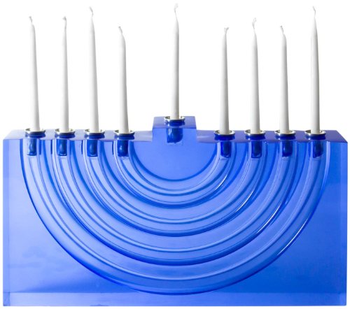 Algopix Similar Product 4 - Jonathan Adler Lucite Menorah, Blue
