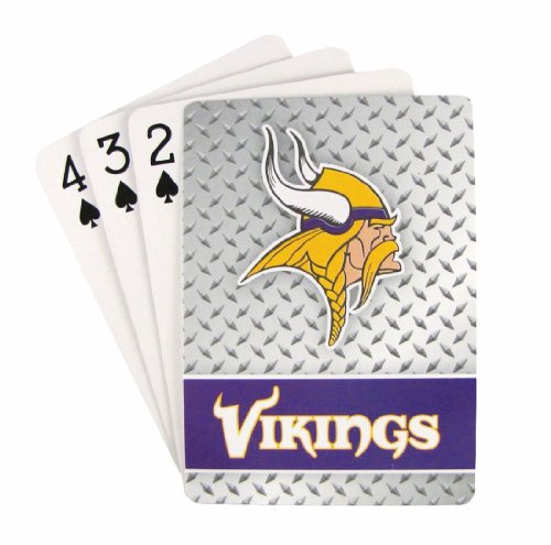Minnesota Vikings Diamond Plate Playing Cards
