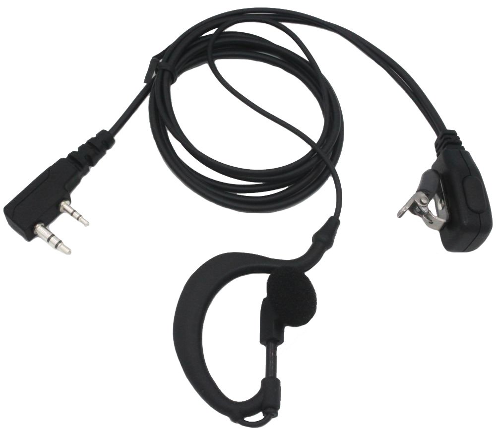

SUNDELY® G Shape Clip Ear / Ear Hook Earpiece Headset for Kenwood Radio Walkie Talkie NX320 TK-270 TK-378 TK-3130 TH-47A 2-pin
