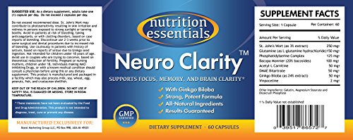 neuro clarity - all natural brain function booster!