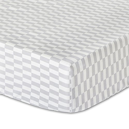 Algopix Similar Product 16 - Mosaic Fitted Crib Sheet by The Peanut