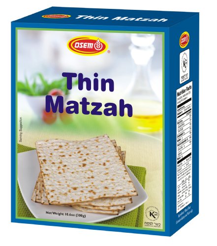 Algopix Similar Product 16 - Osem Thin Matzah Crackers Kosher for