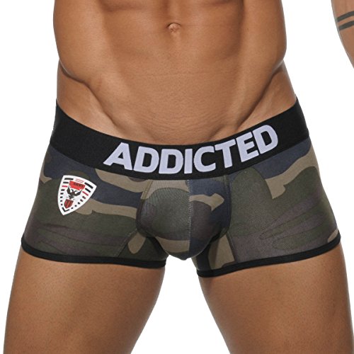 ESコレクション/男性下着/ARMY SPORTS BOXER/ストレッチコットン・迷彩柄ボクサーパンツ M 迷彩柄