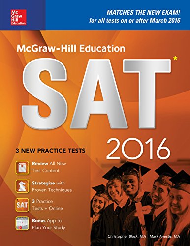 McGraw-Hill Education SAT 2016 Edition by Christopher Black
