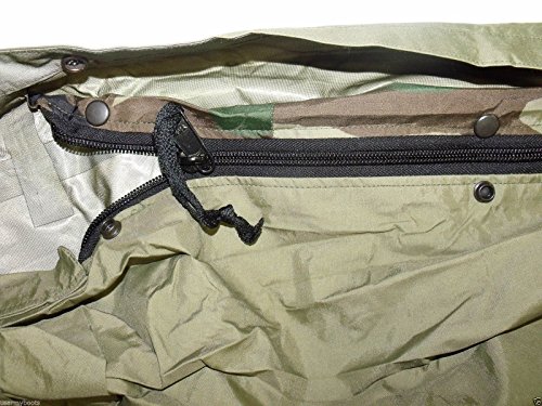 US Army Military Woodland Camouflage Camo GTX GORETEX Sleeping Bag BIVY COVER by US Government Tennier Industries GI USGI NSN 8465-01-455-6274 - Image 7