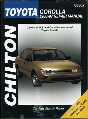 Toyota Corolla, 1988-97 (Chilton's Total Car Care Repair Manuals) by Chilton