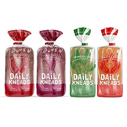 Algopix Similar Product 12 - Daily Kneads Bread Whole Grain Veggie