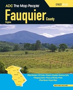 ADC the Map People Fauquier County, Virginia Street Map Book