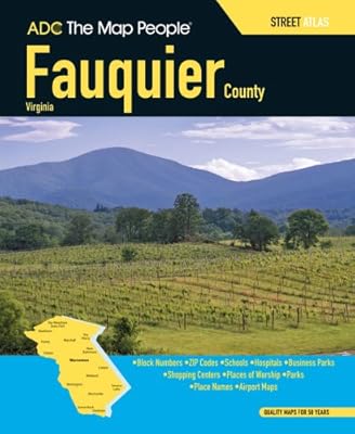 ADC the Map People Fauquier County, Virginia Street Map Book
