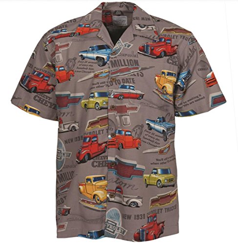 Chevy Classic Pickup Trucks Camp Hawaiian Shirt by David Carey