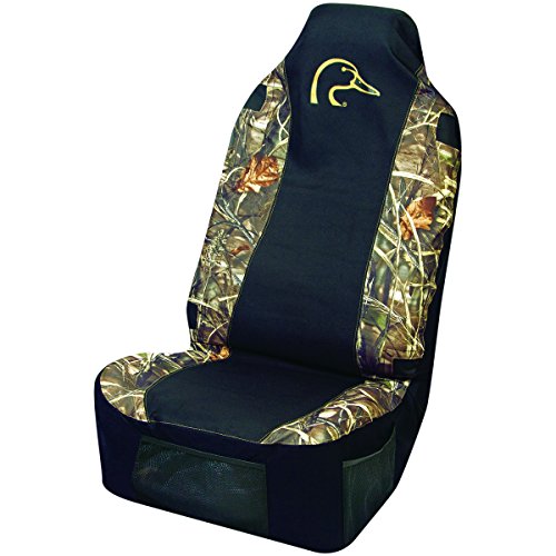 Ducks Unlimited Universal Seat Cover (Realtree MAX-4 Camo, Heavy-Duty Polyester Fabric, Sold Individually)