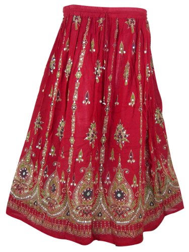 Womens Rayon Skirt Designer Spring Summer India Clothing