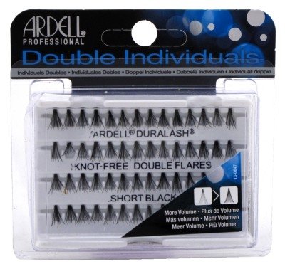 Ardell Double Individuals Knot Free Double Flares Black Short