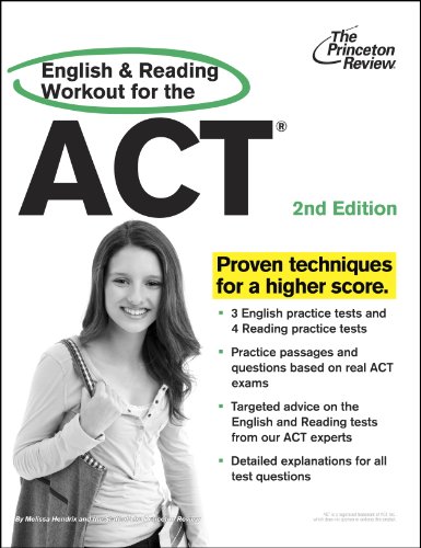 English and Reading Workout for the ACT, 2nd Edition by Princeton Review